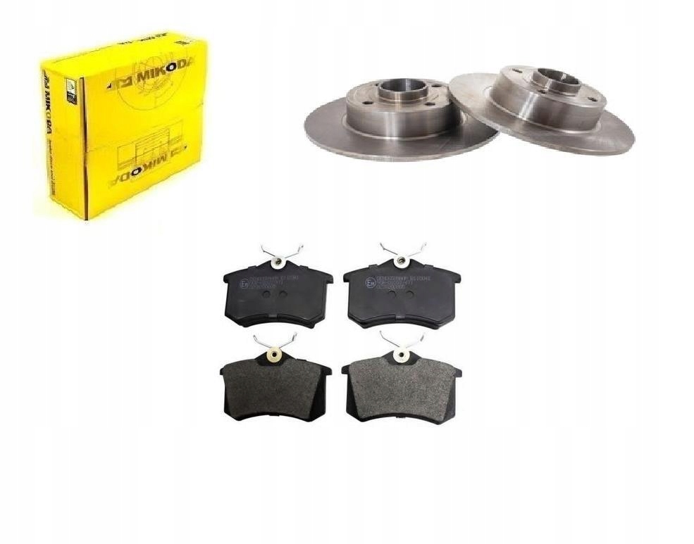 Kotouče Megane II Note E11 Clio III Modus Twingo Thalia Zadní Sada 240MM