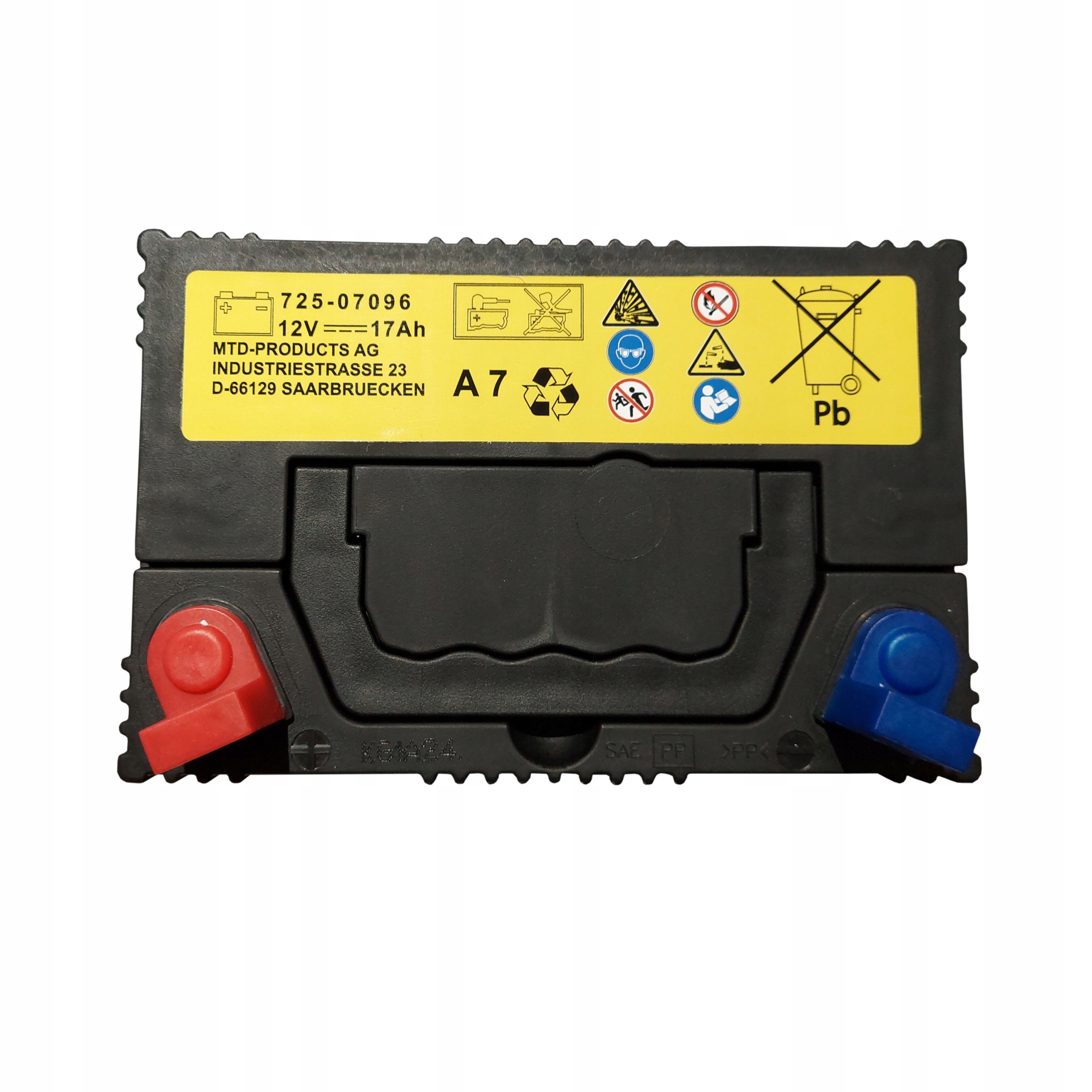 Akumulator do kosiarki Mtd 725-07096 896 U1 12V 17Ah 230A