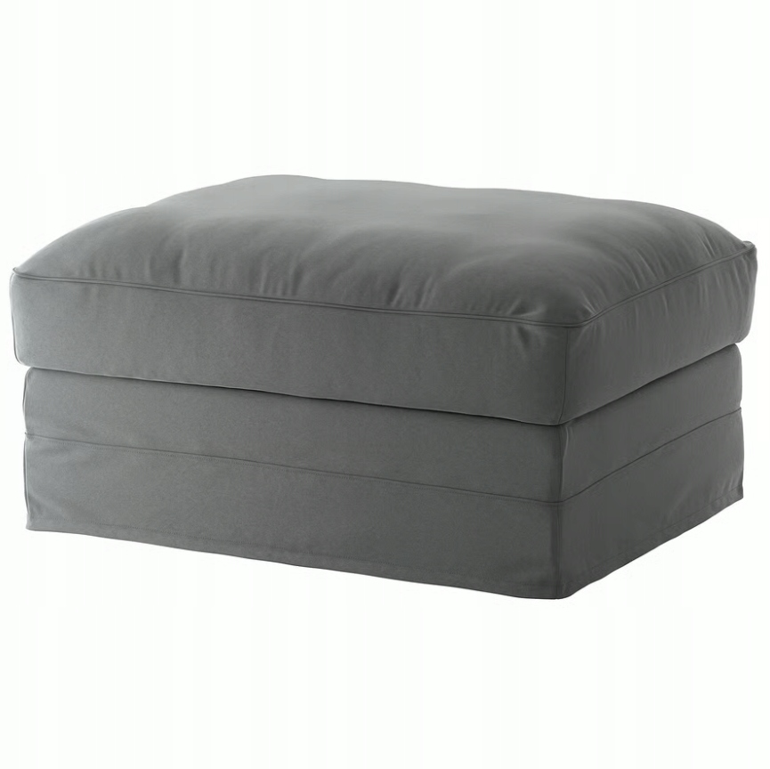 Ikea Gronlid pokrytie opierky na nohy, Ljungen stredne sivý