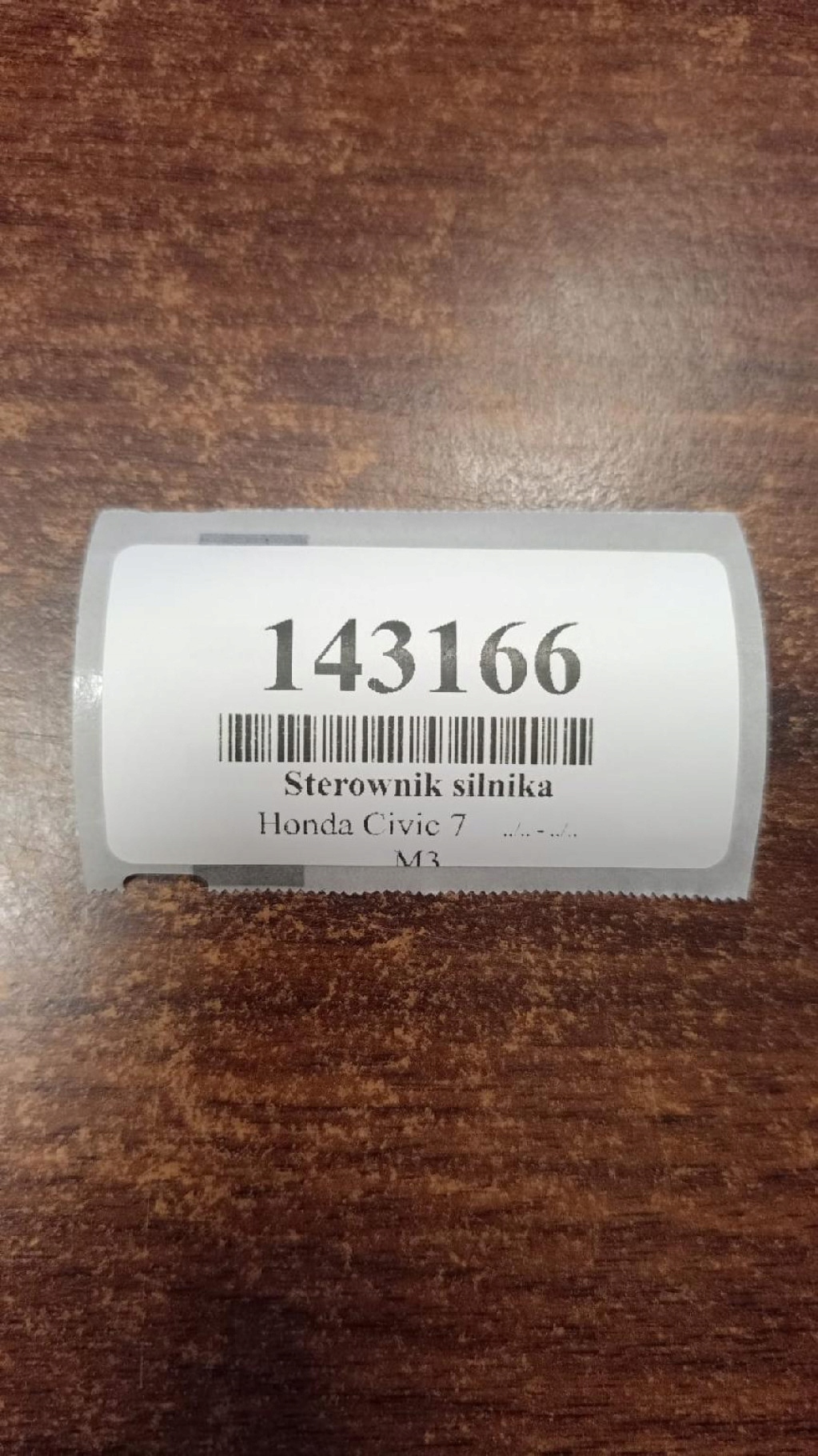 HONDA CIVIC VII control unit of the engine 37820PMAE13