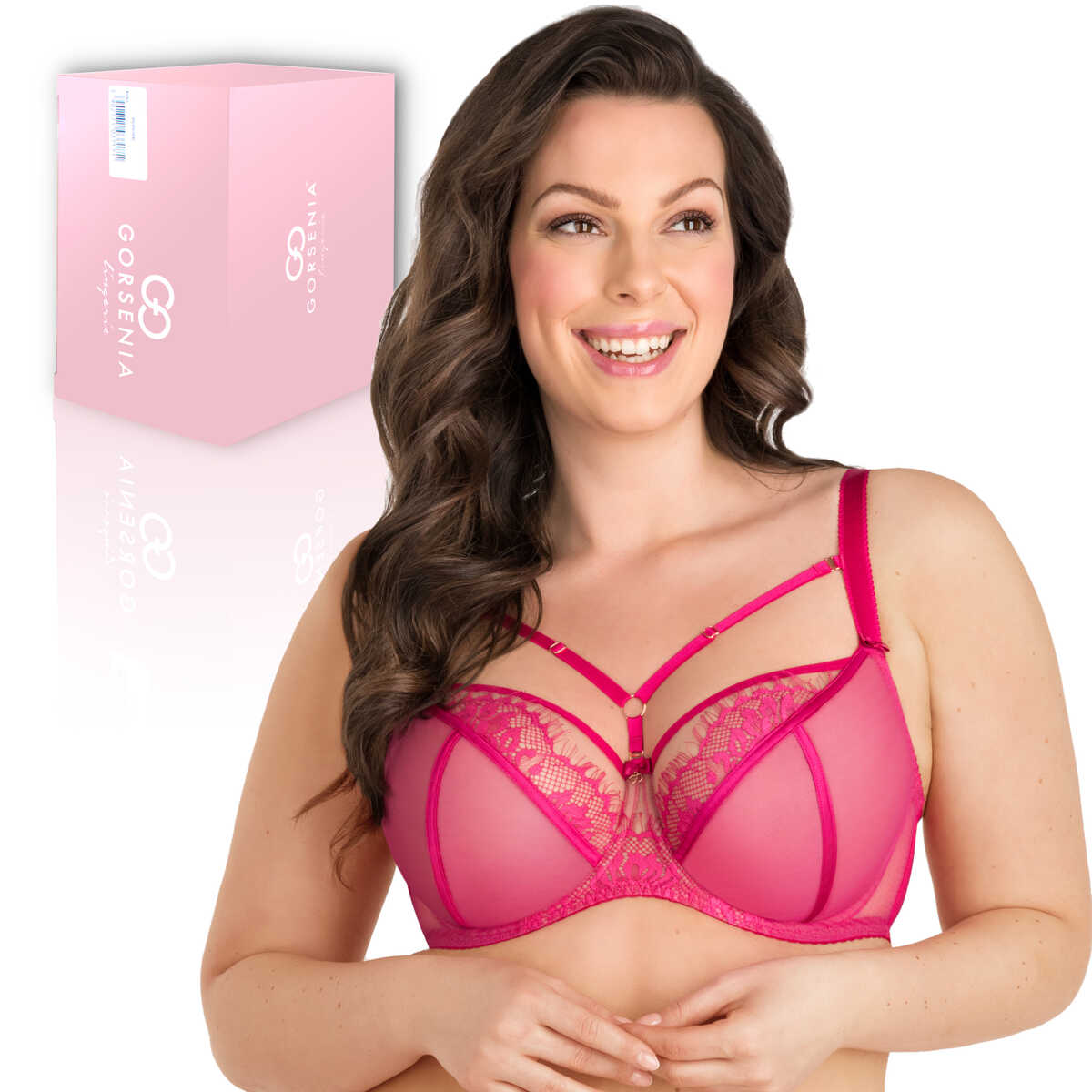Gorsenia Podprsenka Paradise 496 amarantová 65H