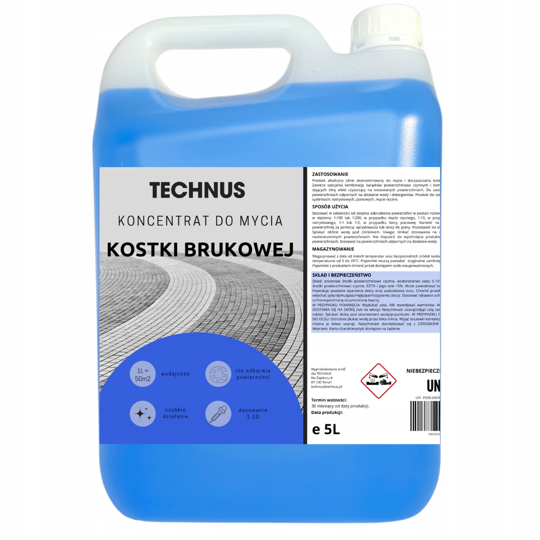 Levně Tekutý na čištění dlažby Technus Apc Outdoor na čištění chodníku 5 l