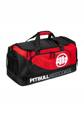 Taška Pit Bull Big Duffle Bag Logo 2 Tnt černo červená