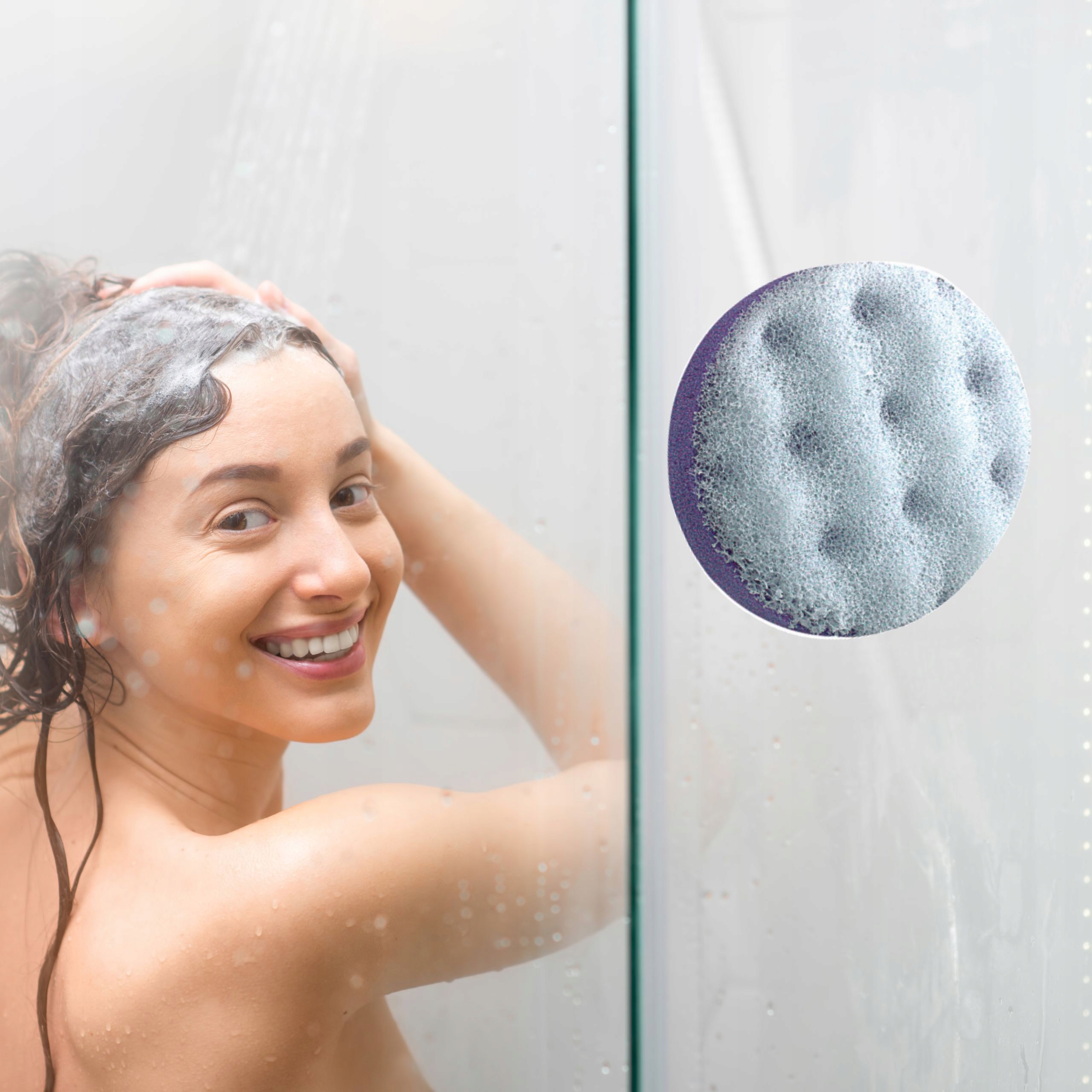 VENUS GĄBKA DO MASAŻU MYCIA KĄPIELI POD PRYSZNIC 2-WARSTWOWA 1 SZT. KOŁO Marka Clarina