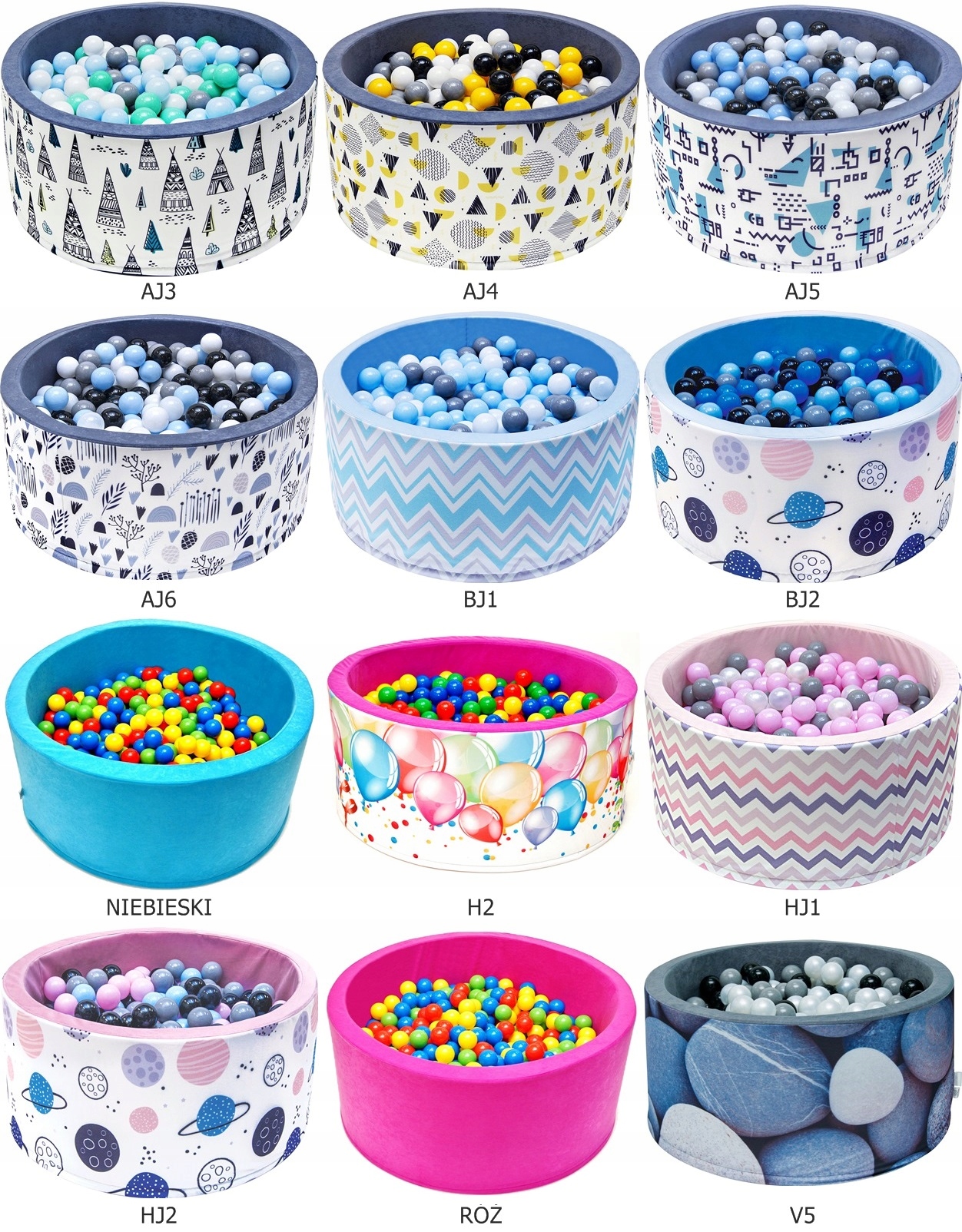 Basen z kulkami Welox hx4 200 40x90x90 cm Efekty brak