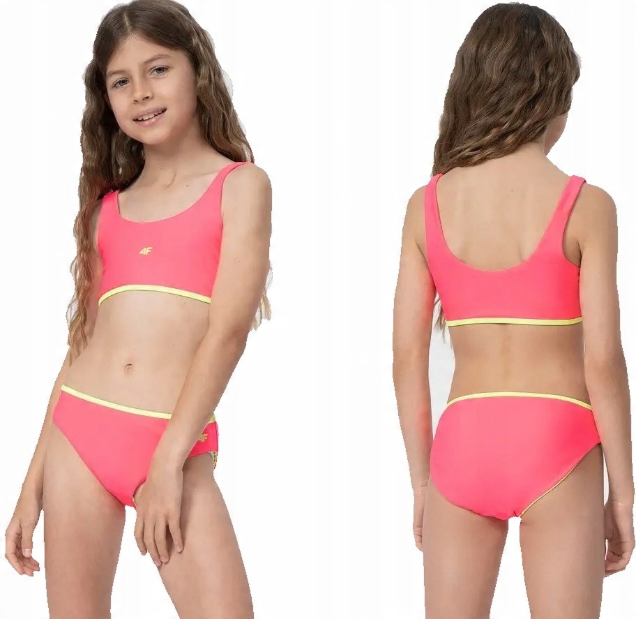 

4F Kostium Kąpielowy Bikini dla Dziewczynki 164
