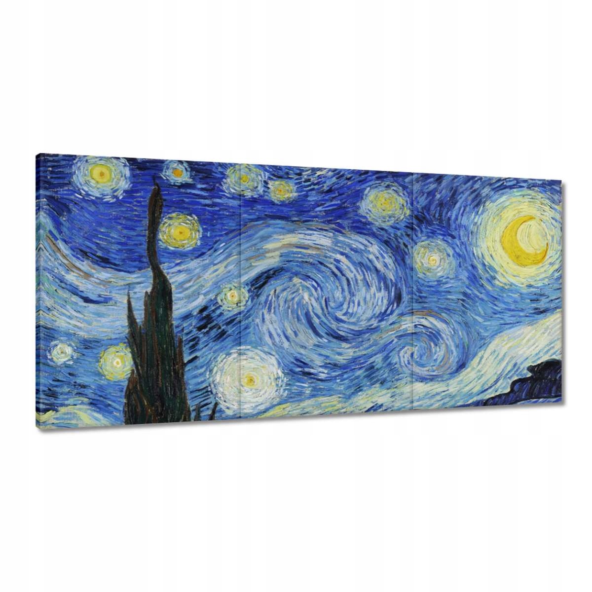 Obrazy 180x90 Hviezdna noc Van Gogh