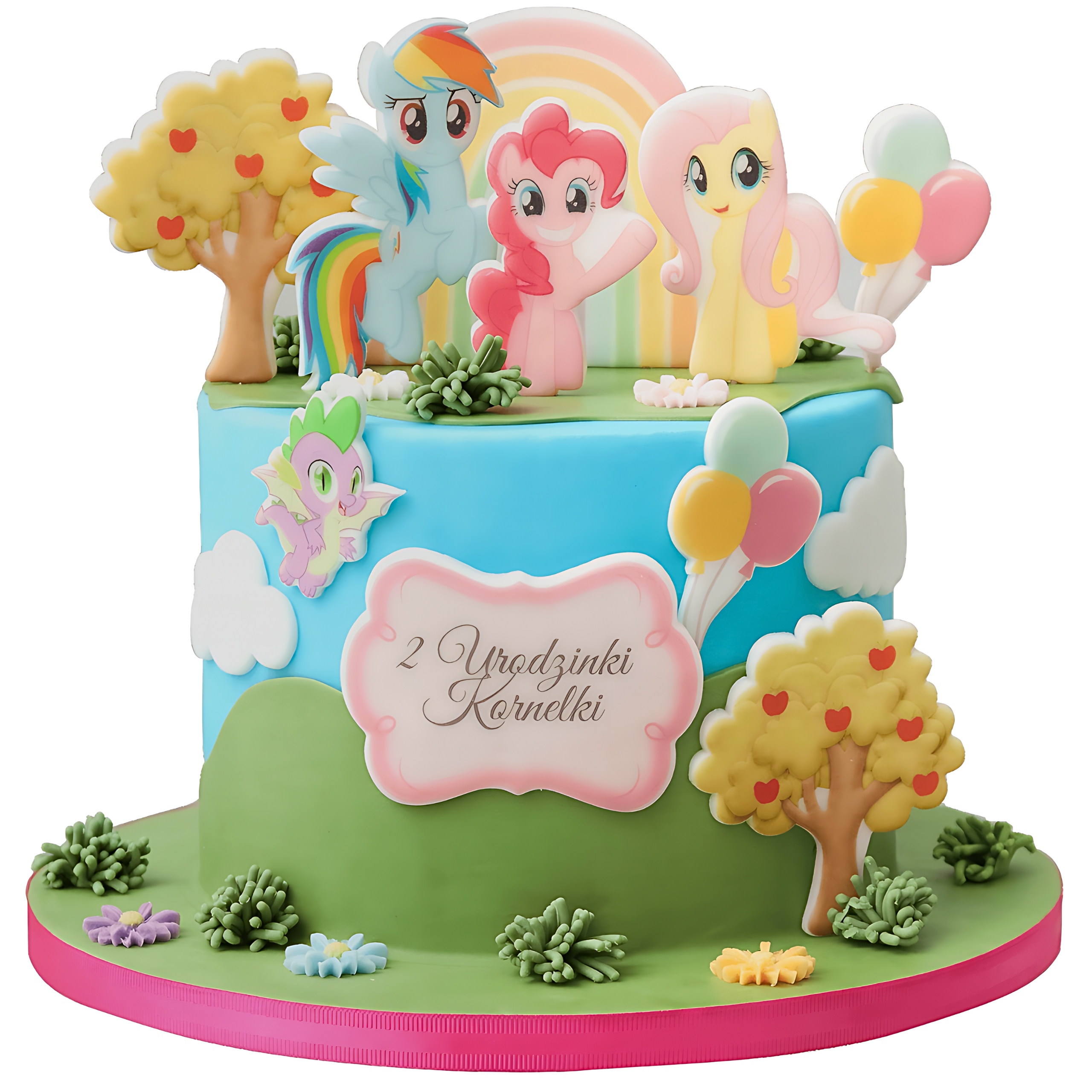 Levně dekorace na dort My Little Pony Poníci Hotová 16 figurek oplatek ozdoba