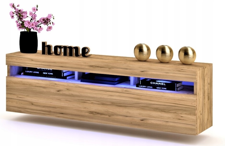 Závěsná Rtv Skříňka Komoda Play Craft Led 160