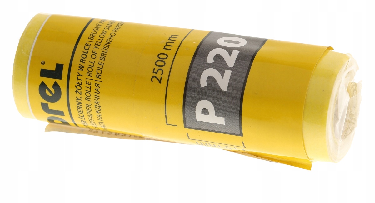 

Papier Ścierny Żółty W Rolce Rolka P220 2,5m 115mm