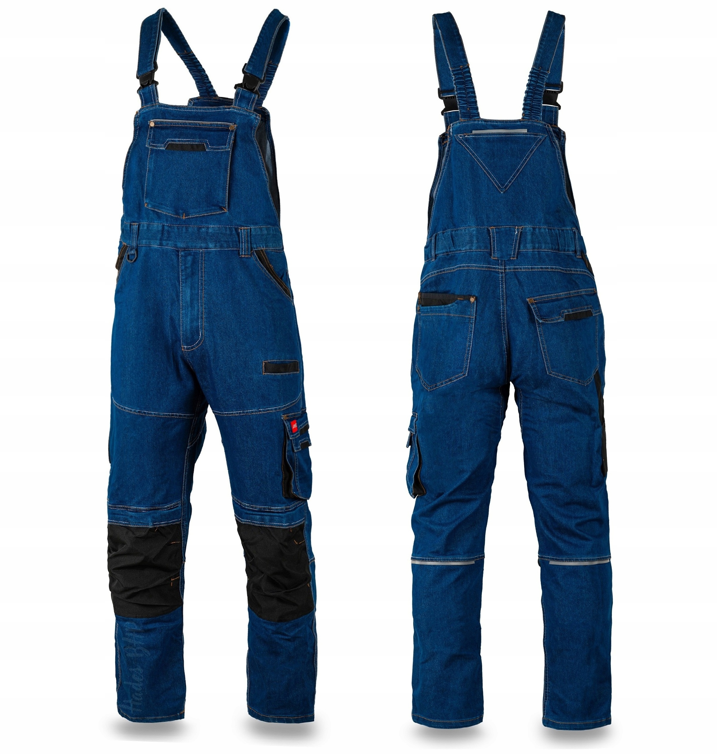 Pracovní Zahradničky jeans stretch elastické kalhoty Slim montérky Bozp M