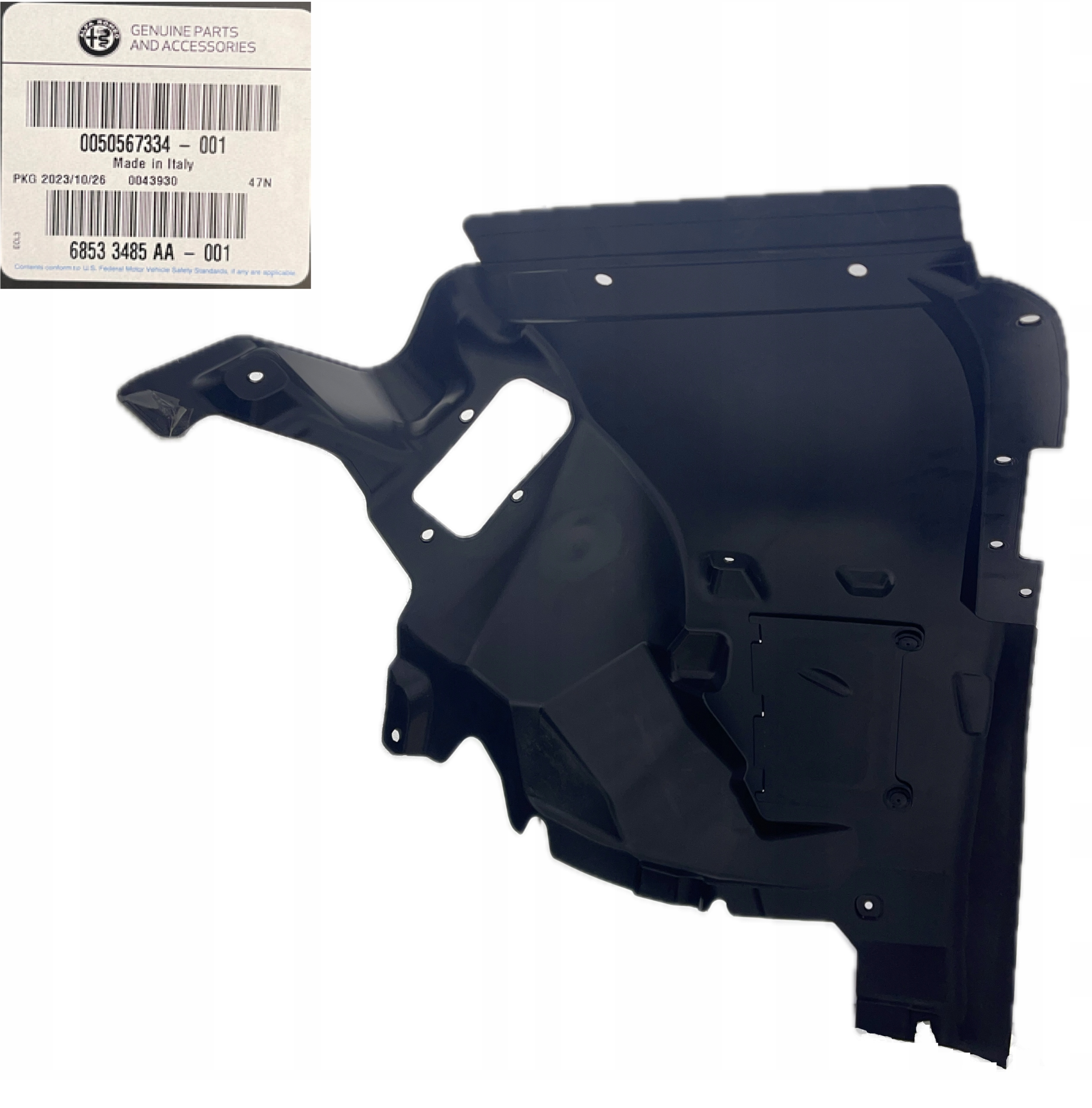 NADKOLE LEWY PRZÓD ALFA ROMEO GIULIA VELOCE FCA OE ORYGINAŁ 50567334