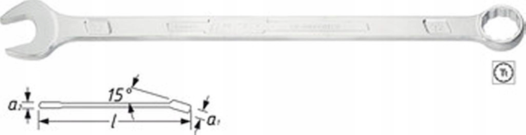 KLUCZ PLASKO-OCZKOWY 17MM DLUGI HAZET HAZET