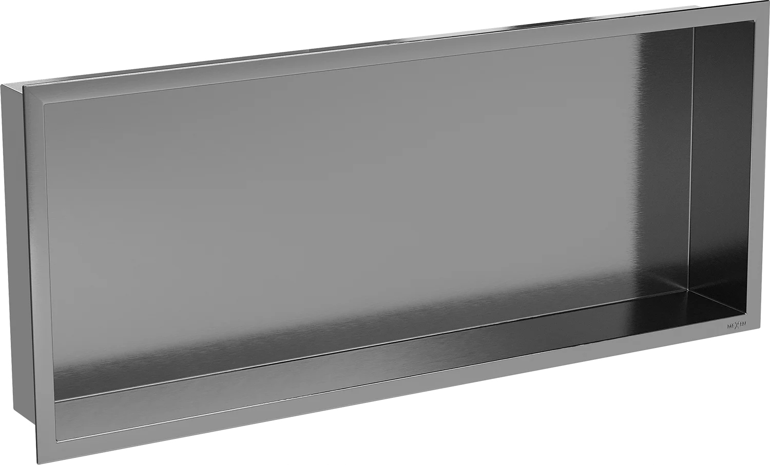Półka wnękowa pod prysznic łazienkowa kołnierz 75x30 Mexen X-Wall gun gray