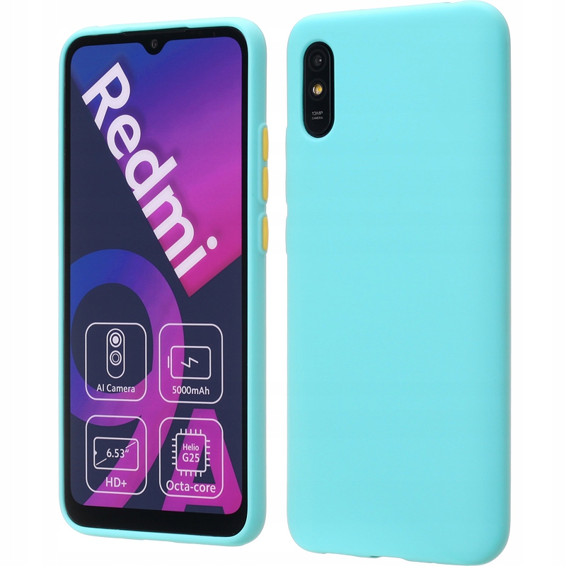 

Etui Silikon Case + Szkło do Xiaomi Redmi 9A / 9AT