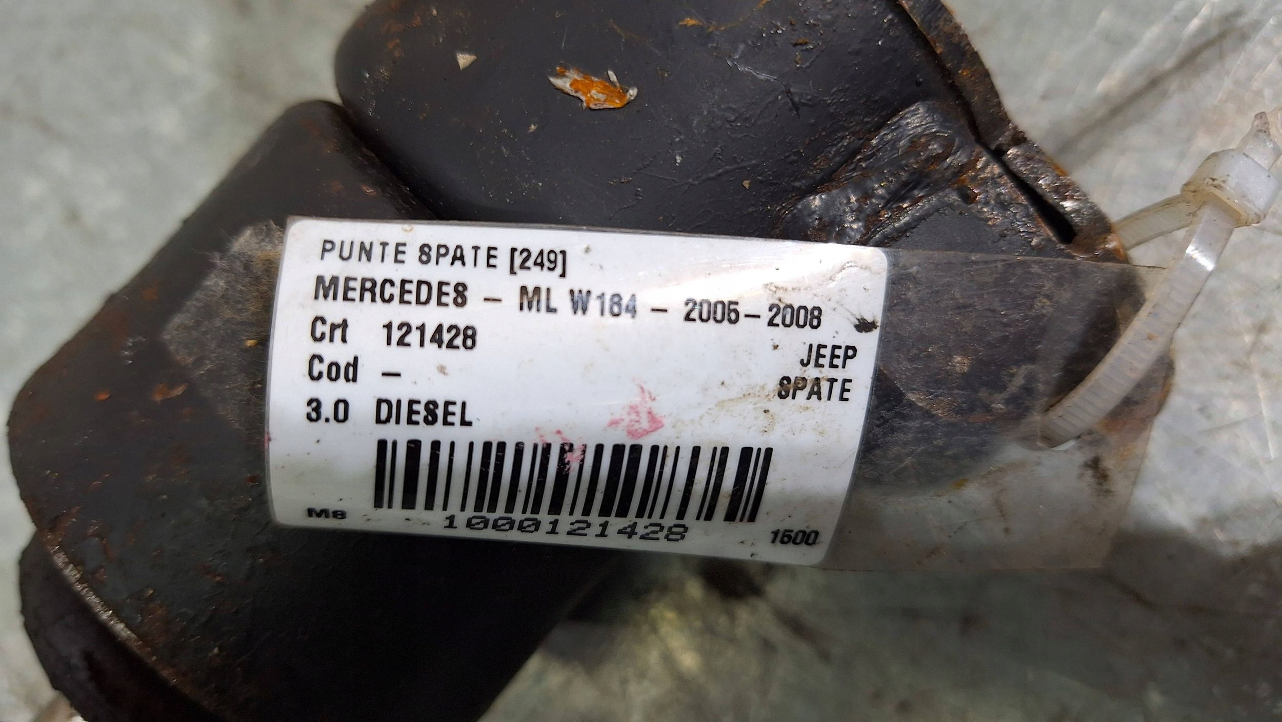 shock absorber left right rear part MERCEDES ML GL W164 X164 3.0D