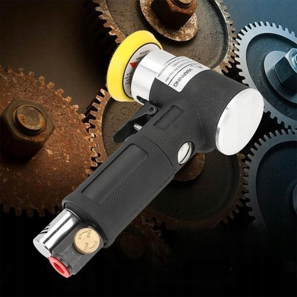 MINI POLERKA SZLIFIERKA 2"/3" PNEUMATYCZNA POLERKA REGULOWANE PRĘDKOŚCI Zasilanie pneumatyczne