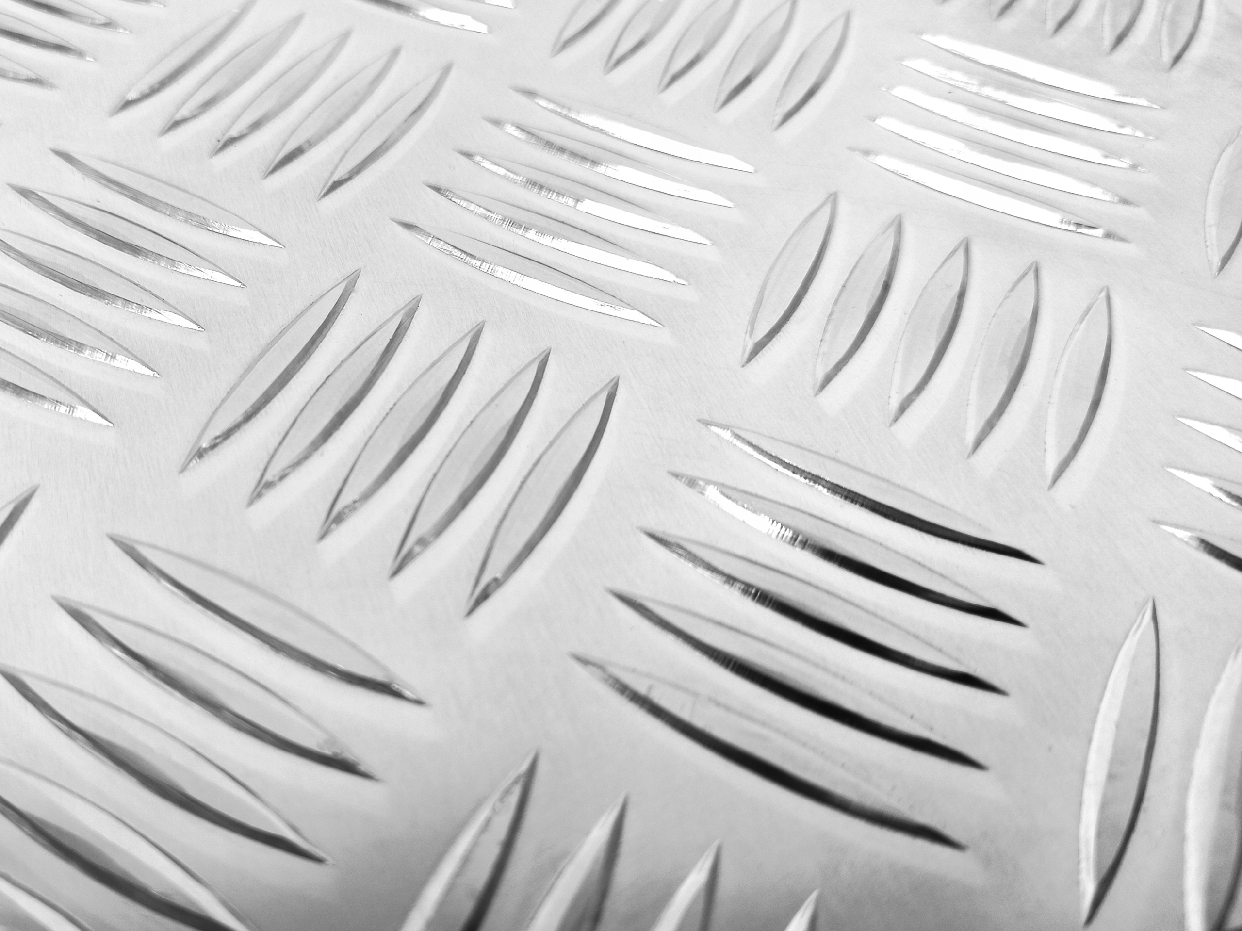 Blacha Aluminiowa Ryflowana Antypoślizgow 2 x 1000 x 1000 mm , 100x100 2 mm