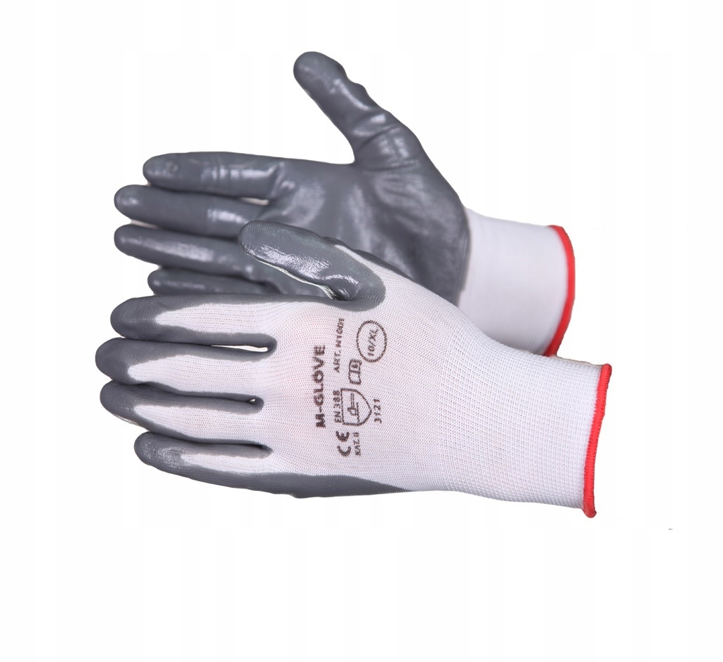 

Rękawice Nitrylowe Szare Mglove r 8 Jakość