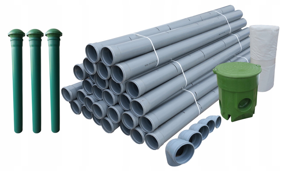 DRENAŻ OCZYSZCZALNIA RURY DRENARSKIE SZAMBO 60MB