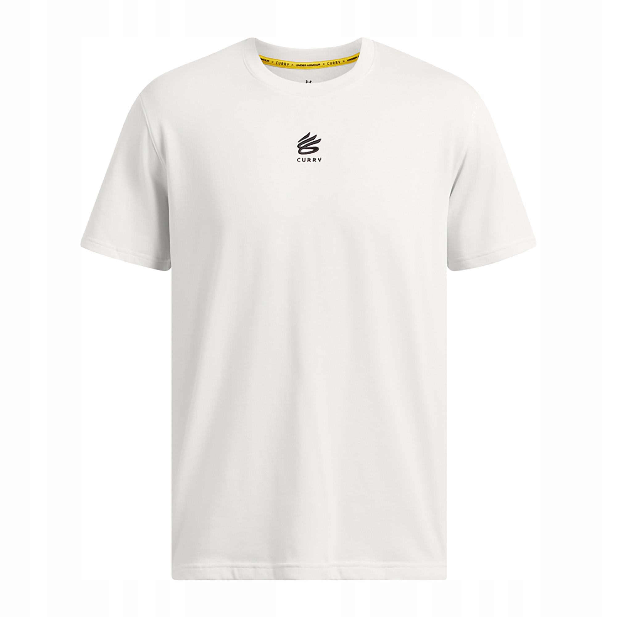 Tričko Under Armour Curry Hvyweight Logo white clay/black XXL
