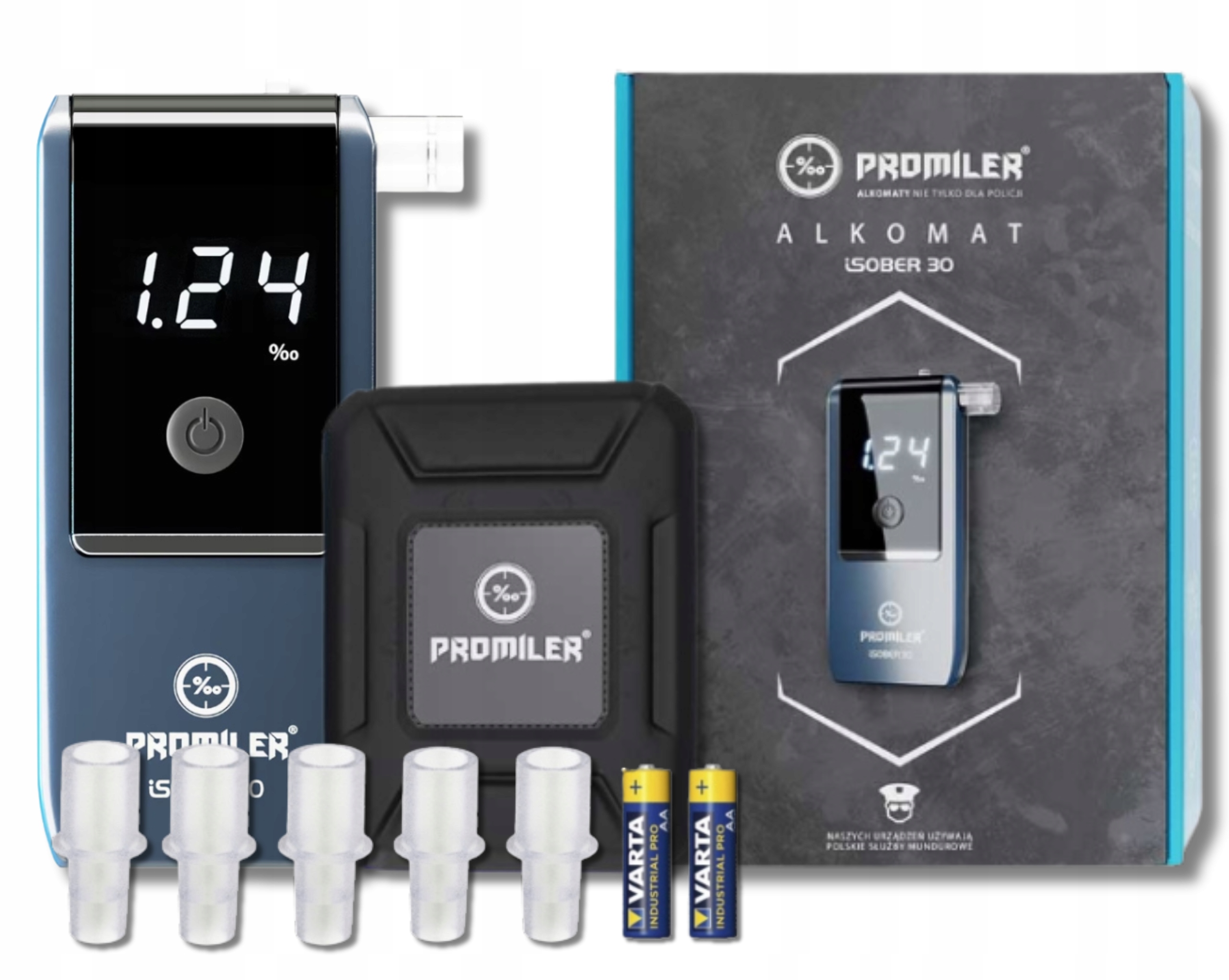 Alkohol Tester Promiler iSober 30 elektrochemický, presné meranie kalibrácia