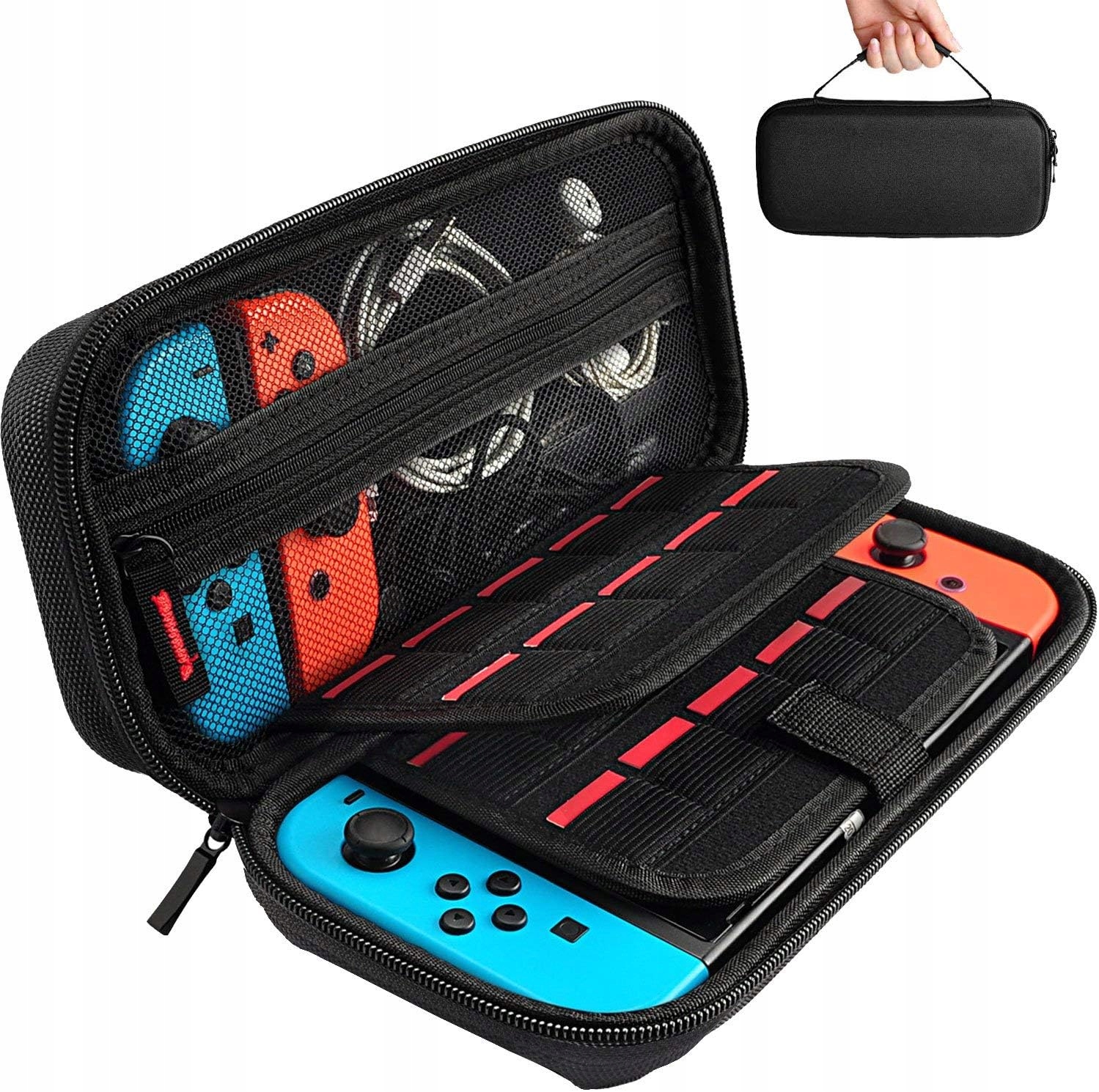 HESTIA GOODS ETUI NA NINTENDO SWITCH TWARDY FUTERAŁ NA NINTENDO SWITCH