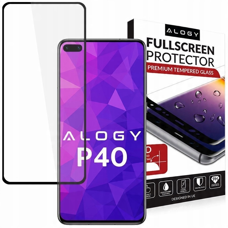 

Szkło Hartowane 5D Alogy Full Glue Do Huawei P40