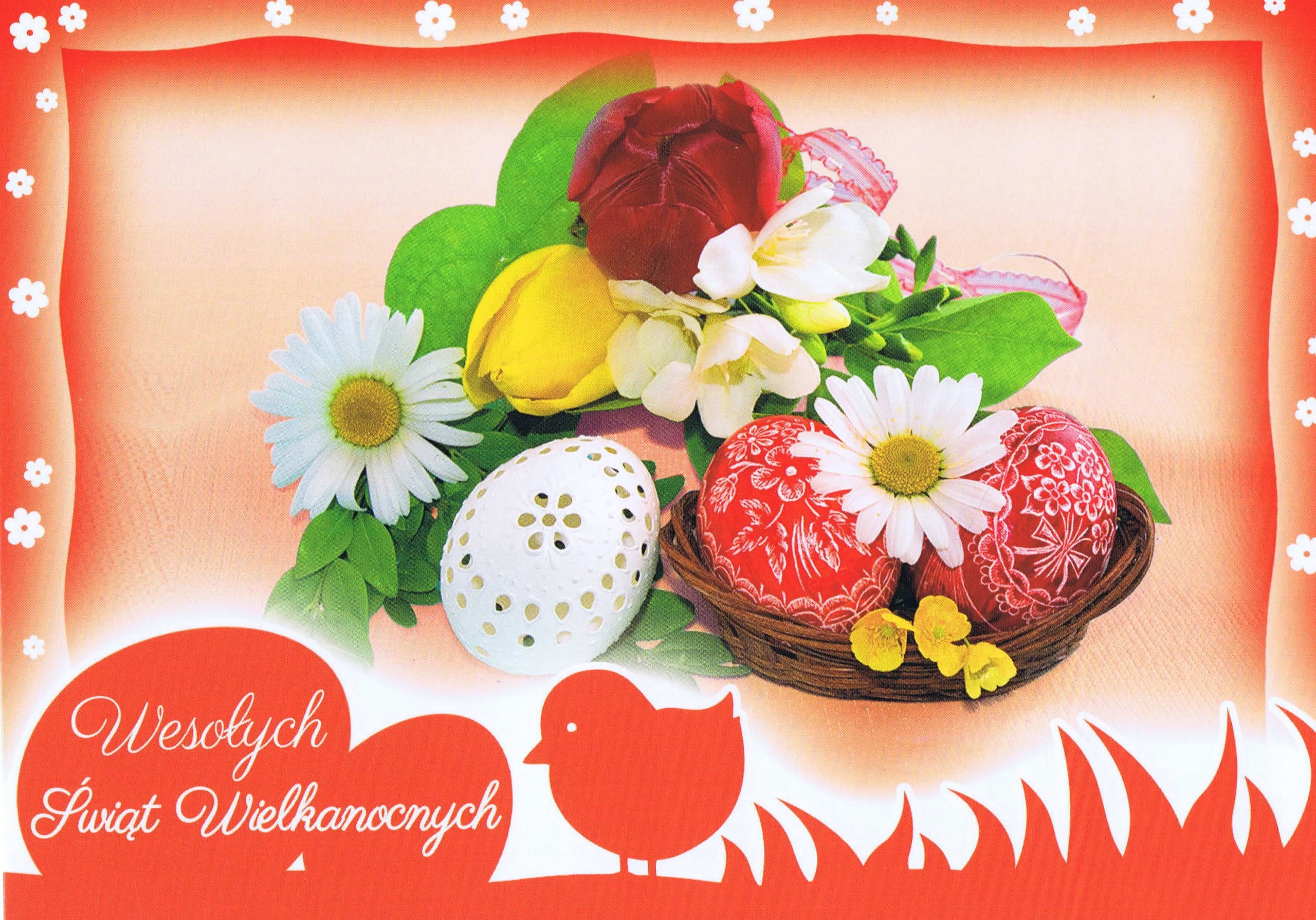 POCZTÓWKA KARTKA WIELKANOC ŚWIĘTA 1 SZTUKA