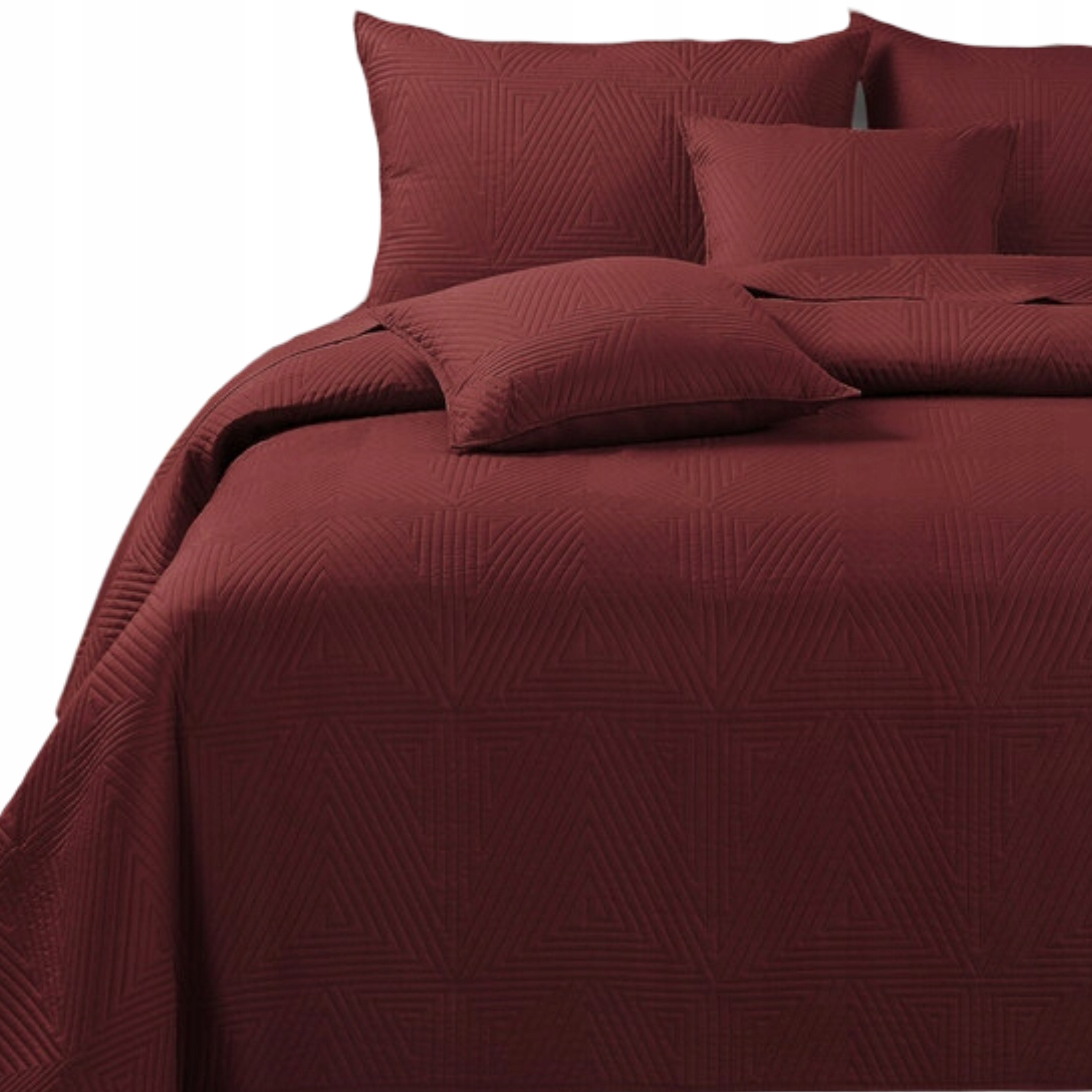 Přehoz Na Postel Pohovka Pikovaná Kapa Koc Pled 240x220 Trio Bordó