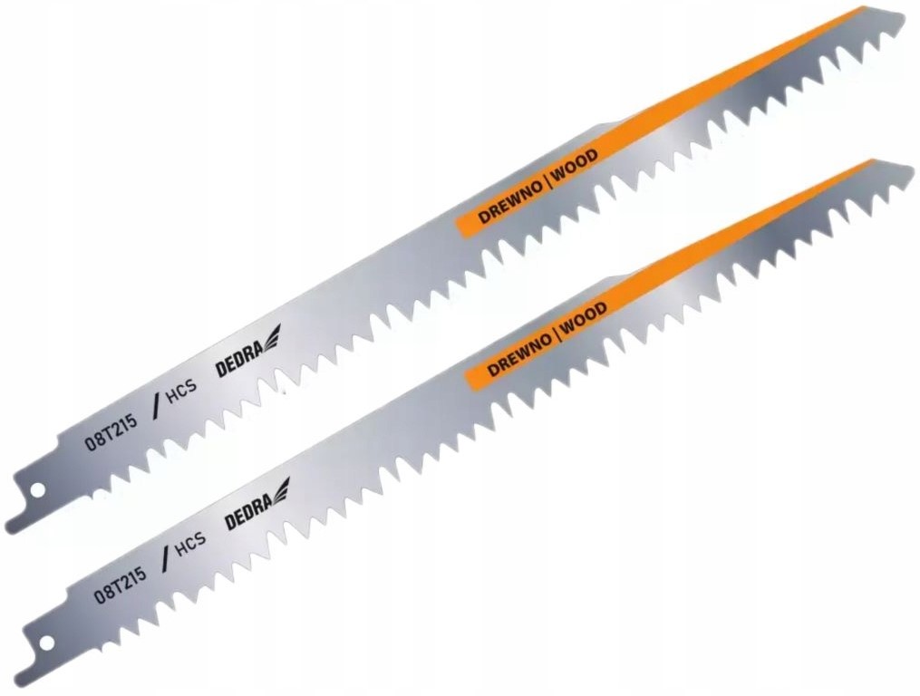 

Dedra Brzeszczoty Do Drewna 240/215MM 2SZT 08T215