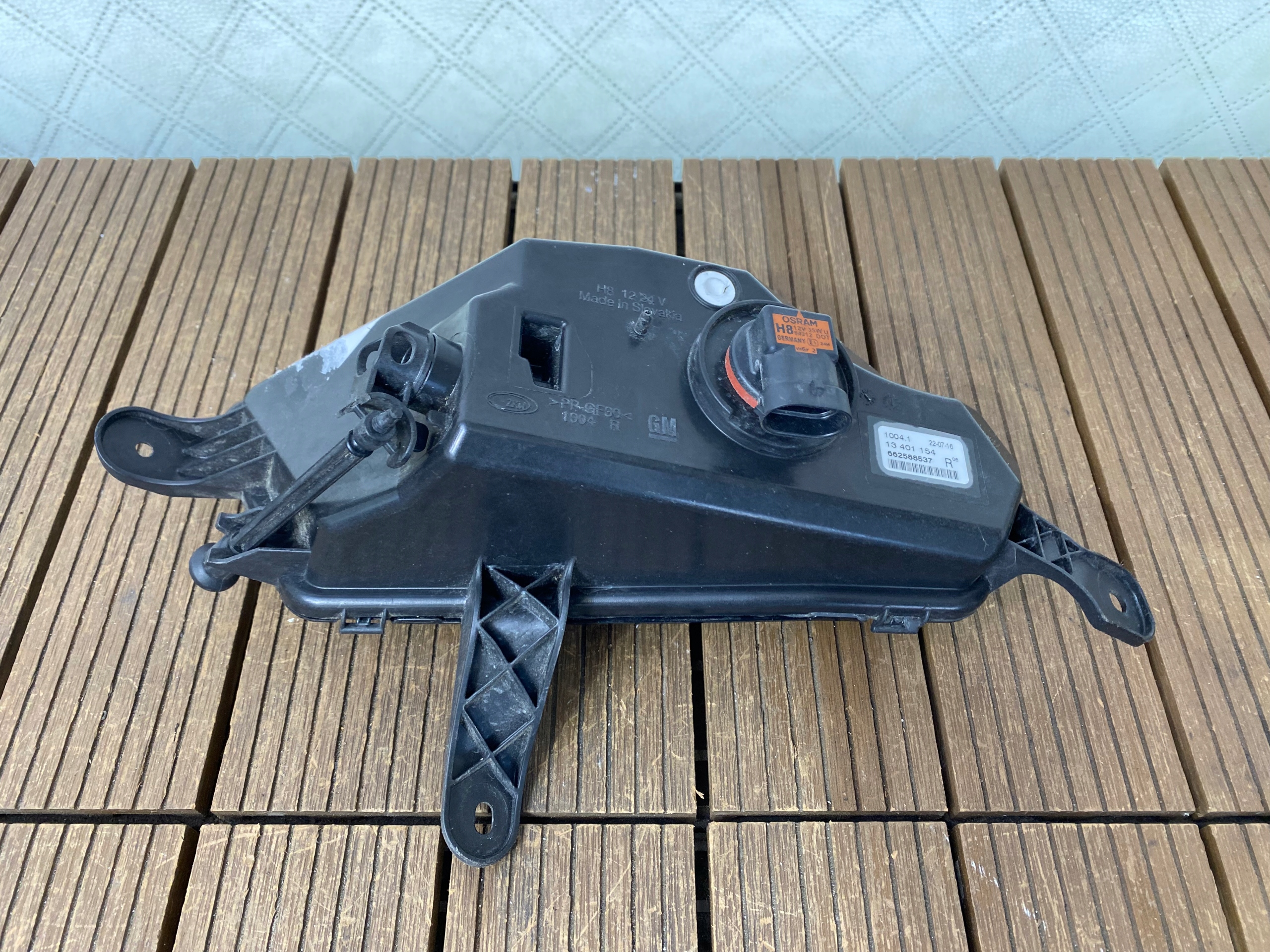 OPEL ASTRA K 15-19 fog light front right light front 13401154 OE