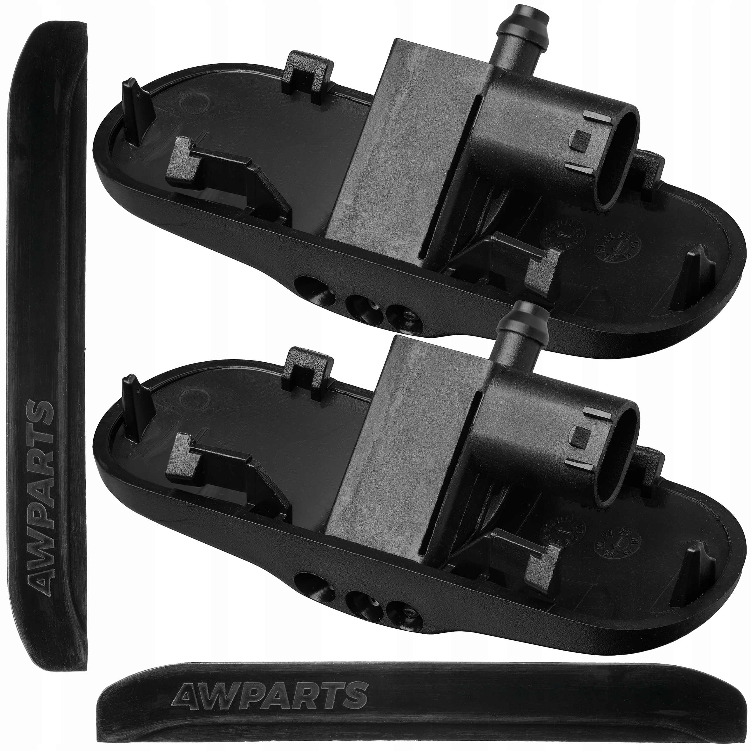 Ostřikovače Trysky Audi A3 A4 B6 B7 A6 C6 A8 Q3 Q5 s adaptéry