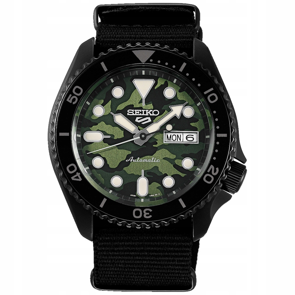 Zegarek Męski Seiko SRPJ37K1 czarny