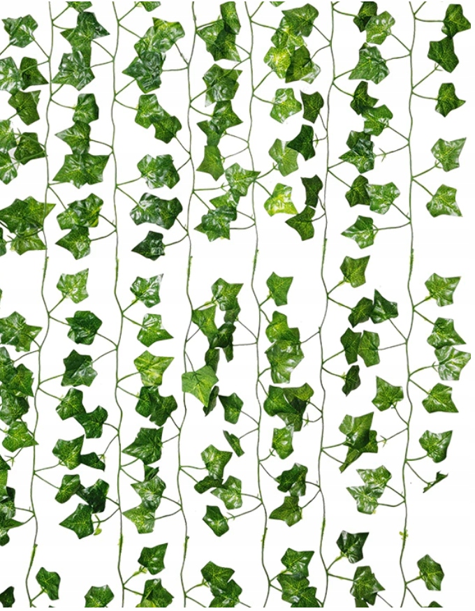 

6x Sztuczny Bluszcz Roślina Wisząca Dekoracje 13m