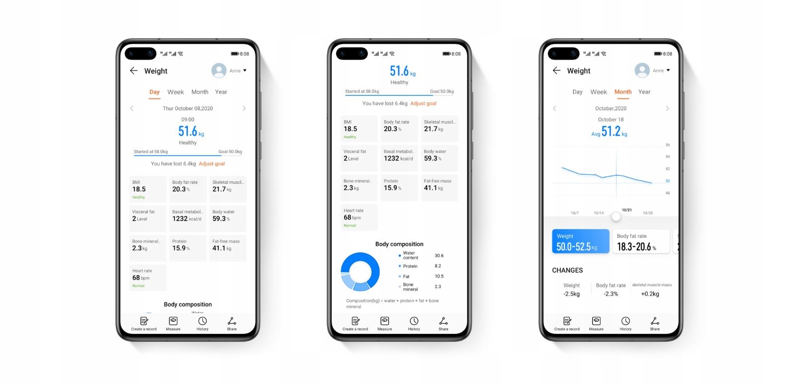 WAGA HUAWEI Scale 3 Bluetooth Edition - BIAŁA Materiał platformy szkło