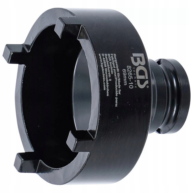 Klíč na drážkové matice vnější zuby 69 mm KM8, Bgs 8265-10