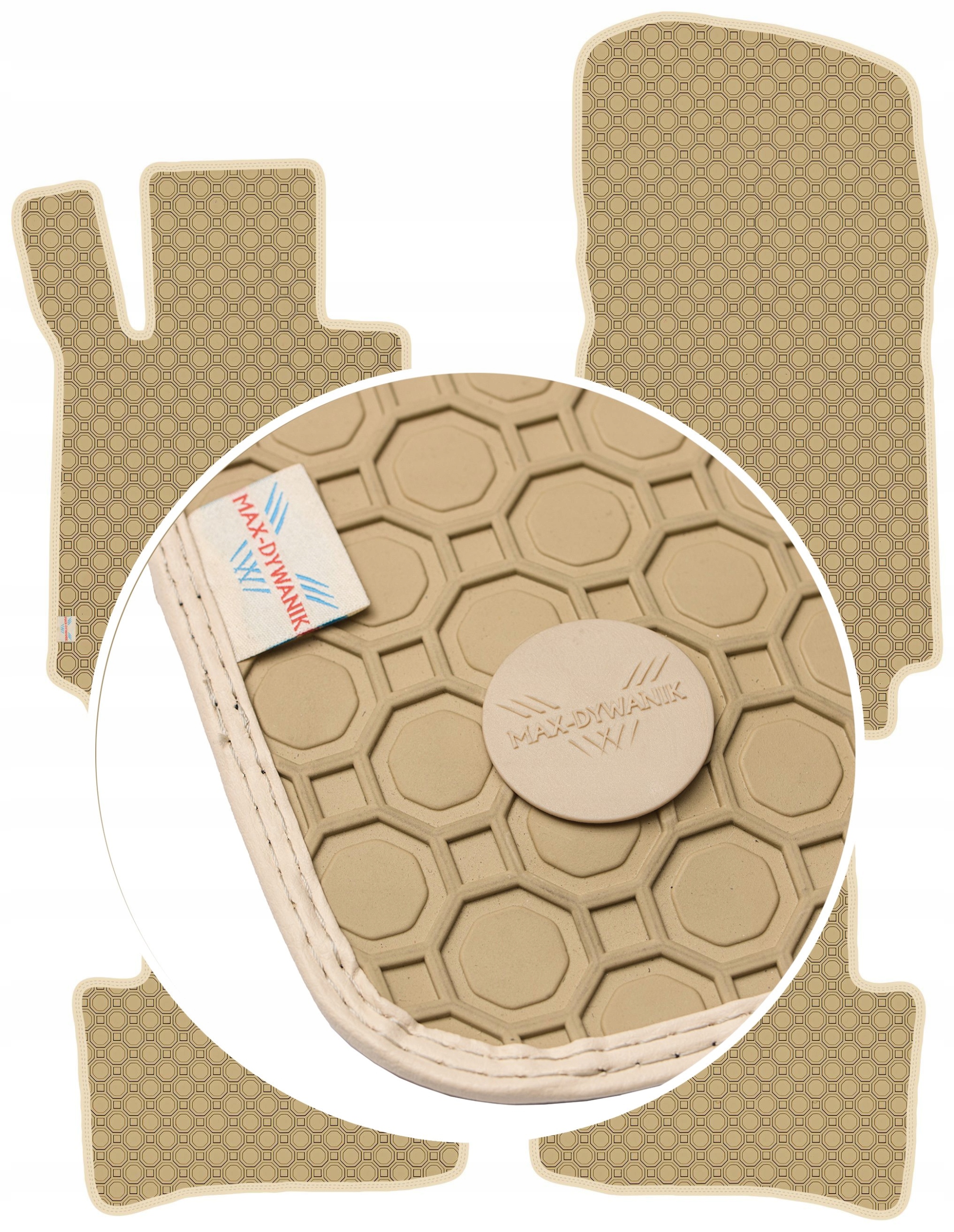 Mercedes C-Klasa W204 07-14 Koberce Béžové