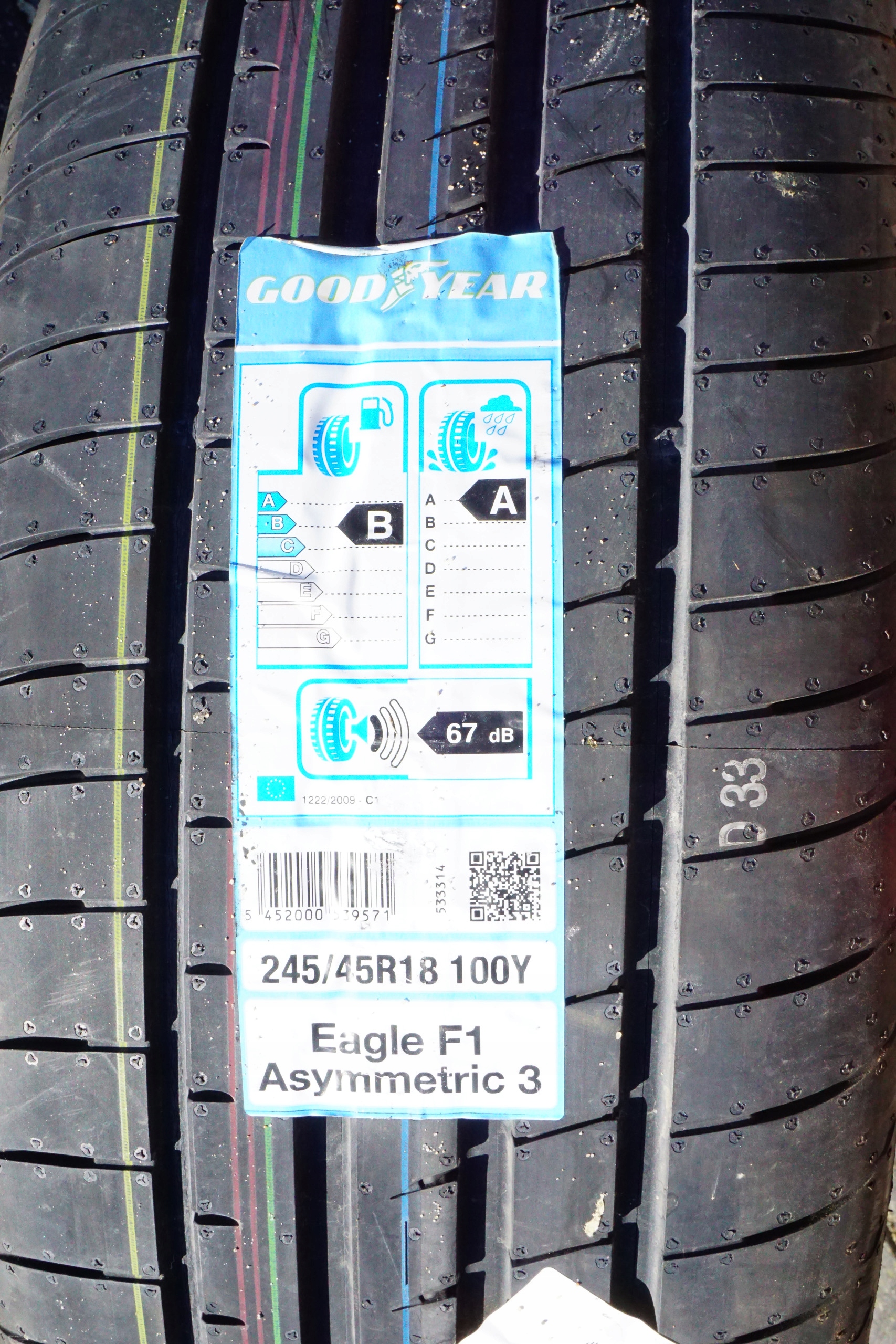 Opony Letnie Goodyear Eagle F1 Asymetric 3 245/45r18