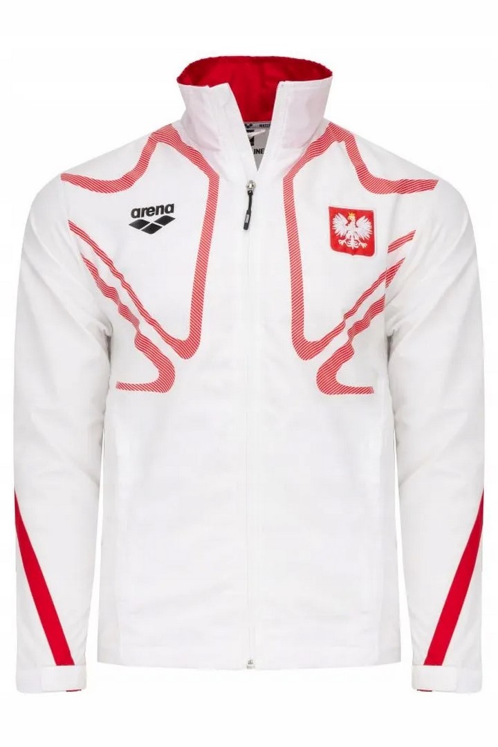 Bunda Arena Polish Warm Up Jacket XL White