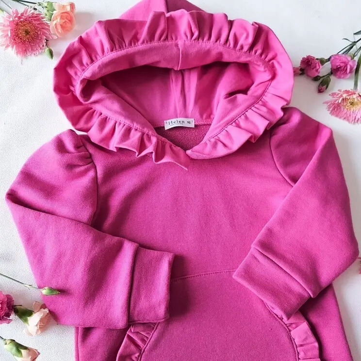Bluza Kangurka Helen Kolor Fuksja 122