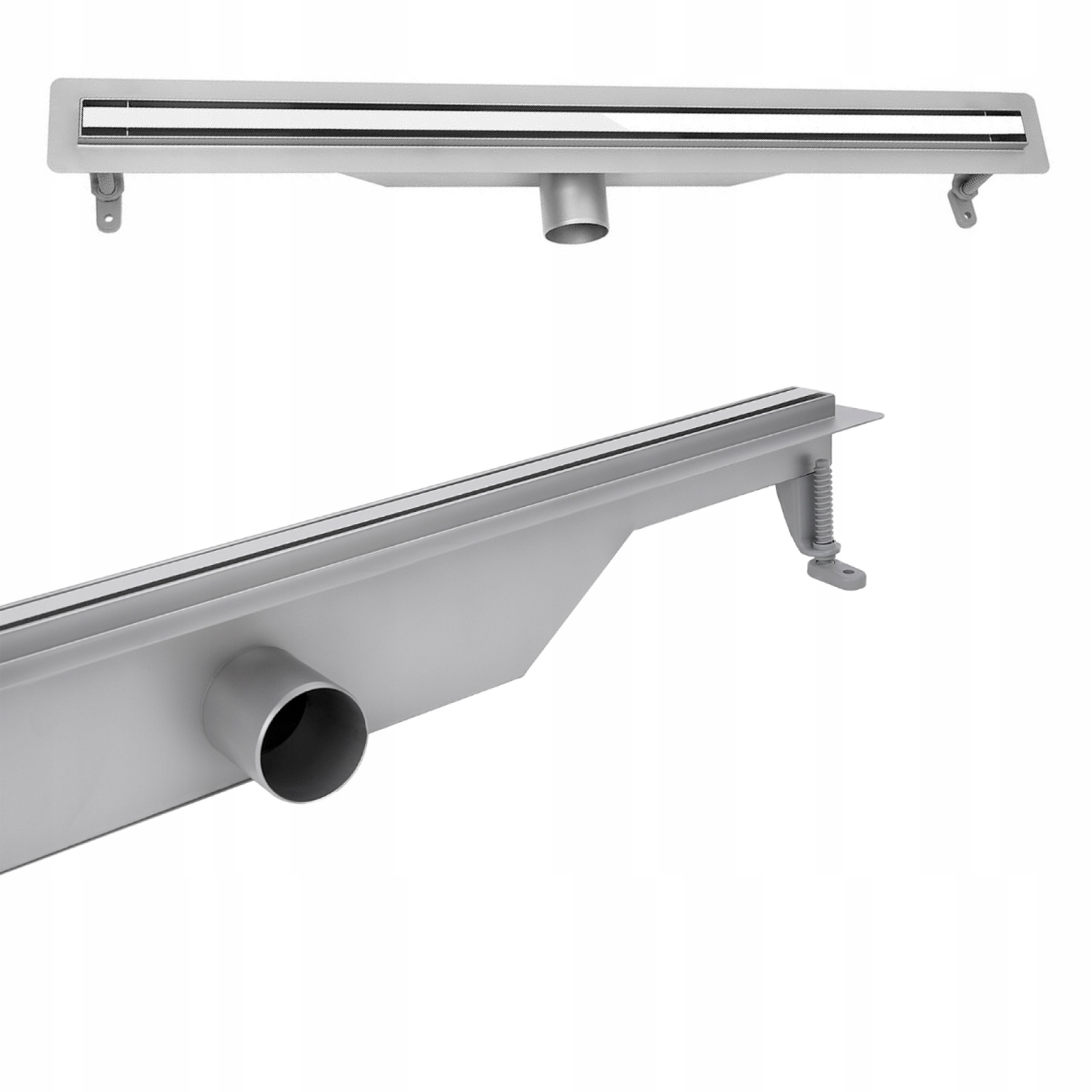 Odpływ liniowy Ultra Slim ruszt gładki 90 cm stal nierdzewna Vogi