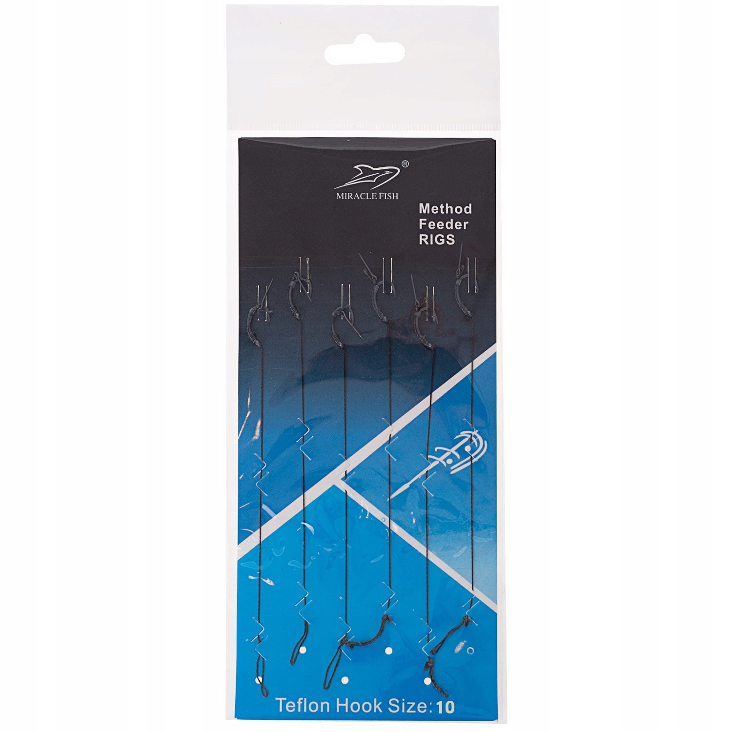 GOTOWE WIĄZANE przypony metod feeder z igłą roz.10