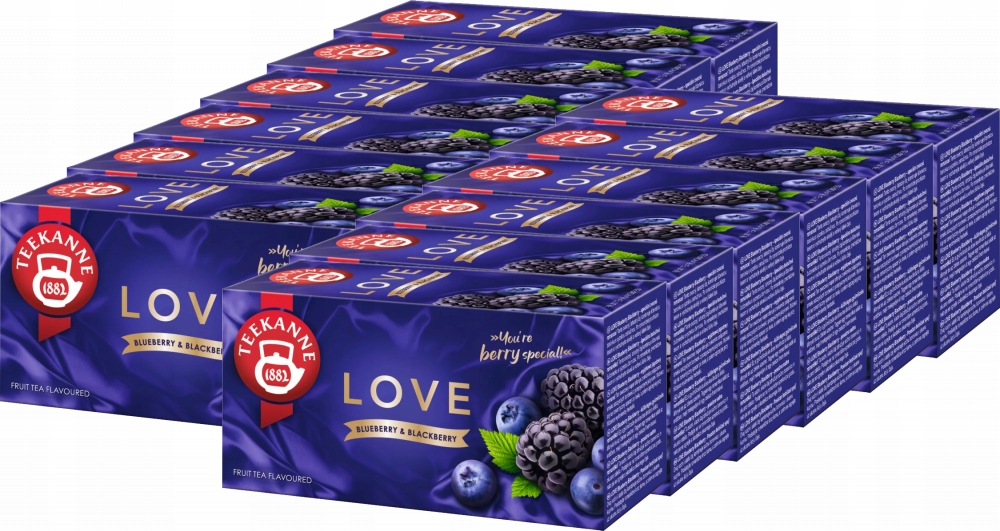 Teekanne Love Blueberry & Blackberry 20 kopert herbata ekspresowa 45g x12