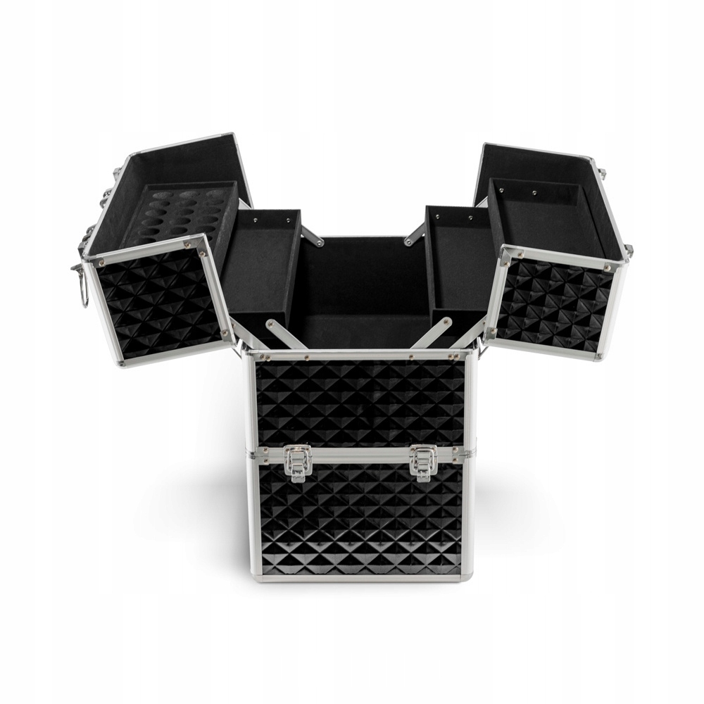 Silcare Kufřík na Kosmetickou kosmetiku na laky Velký organizér XL lampa