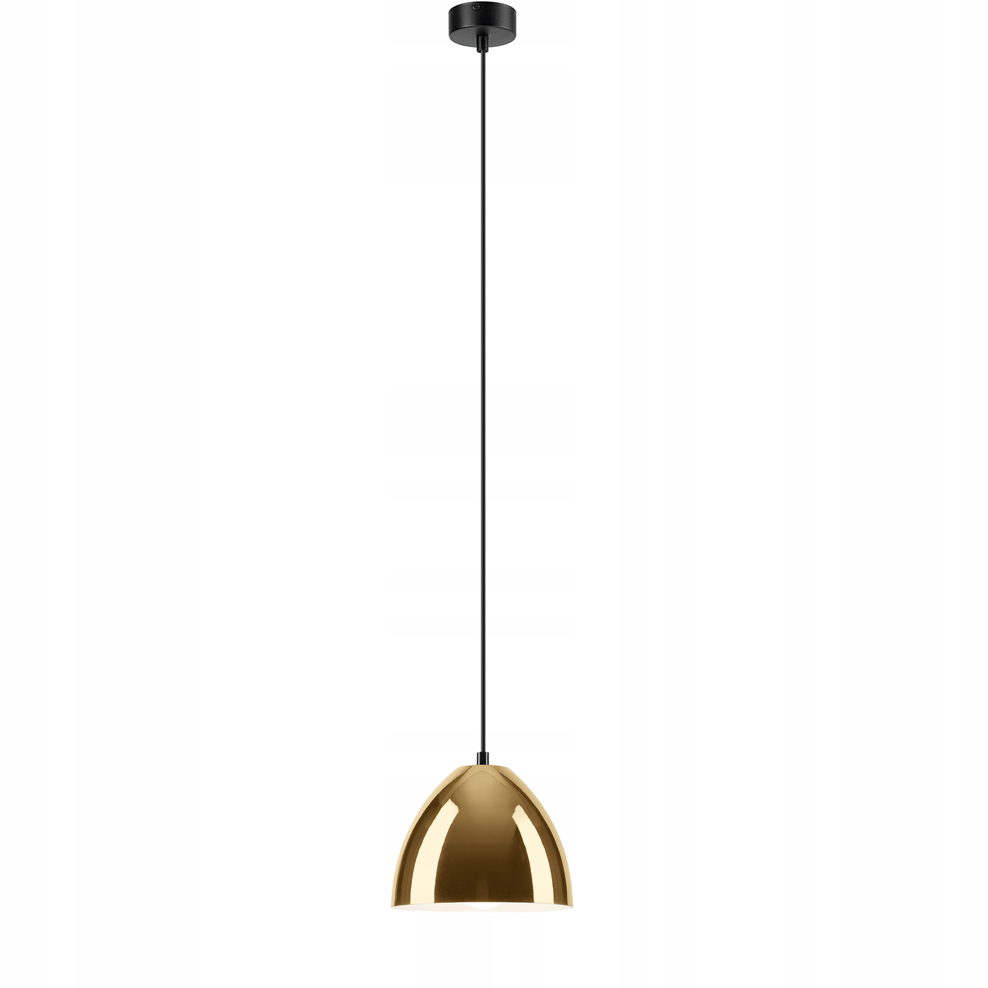 

1 Mia nowoczesna lampa wisząca złota czarna loft