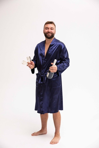 Podomka Lukas Satén Premium Námořnická Modrá L (40)