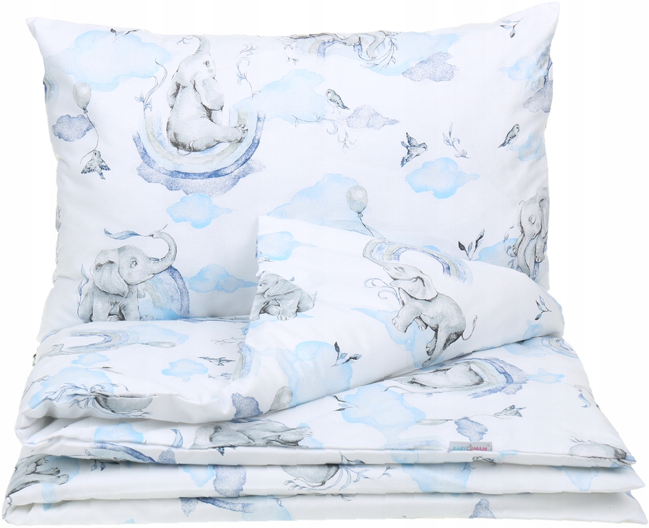 POŚCIEL 100x135 cm DO ŁÓŻECZKA DZIECIĘCA NIEMOWLĘCA 2EL BABYMAM Szerokość kołdry 100 cm