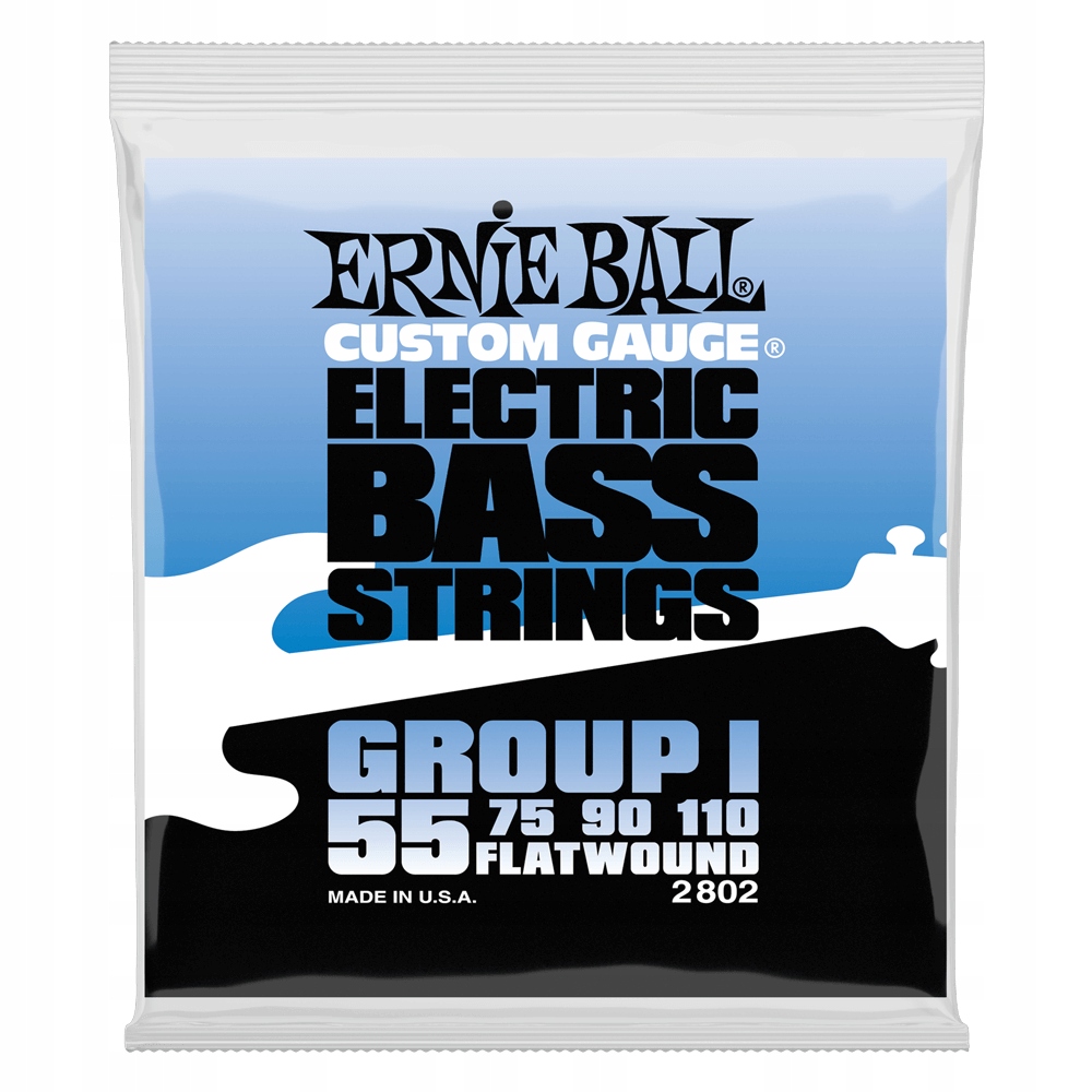 Ernie Ball 2802 ploché vinuté struny (55-110)