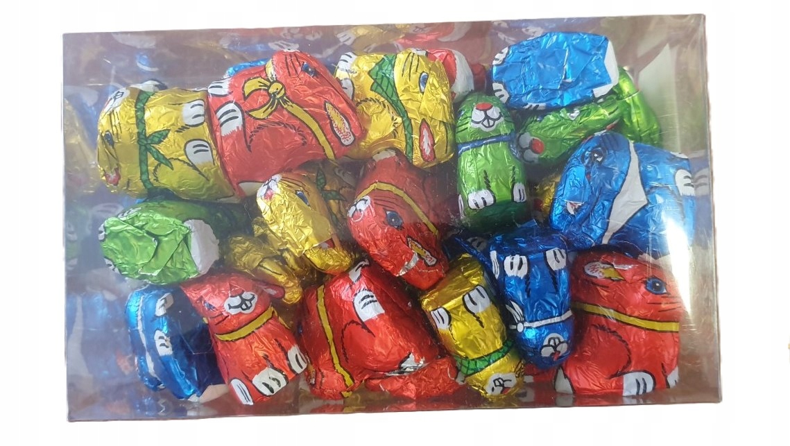 Levně Čokoládky 35 ks sedící zajíčci 12 g